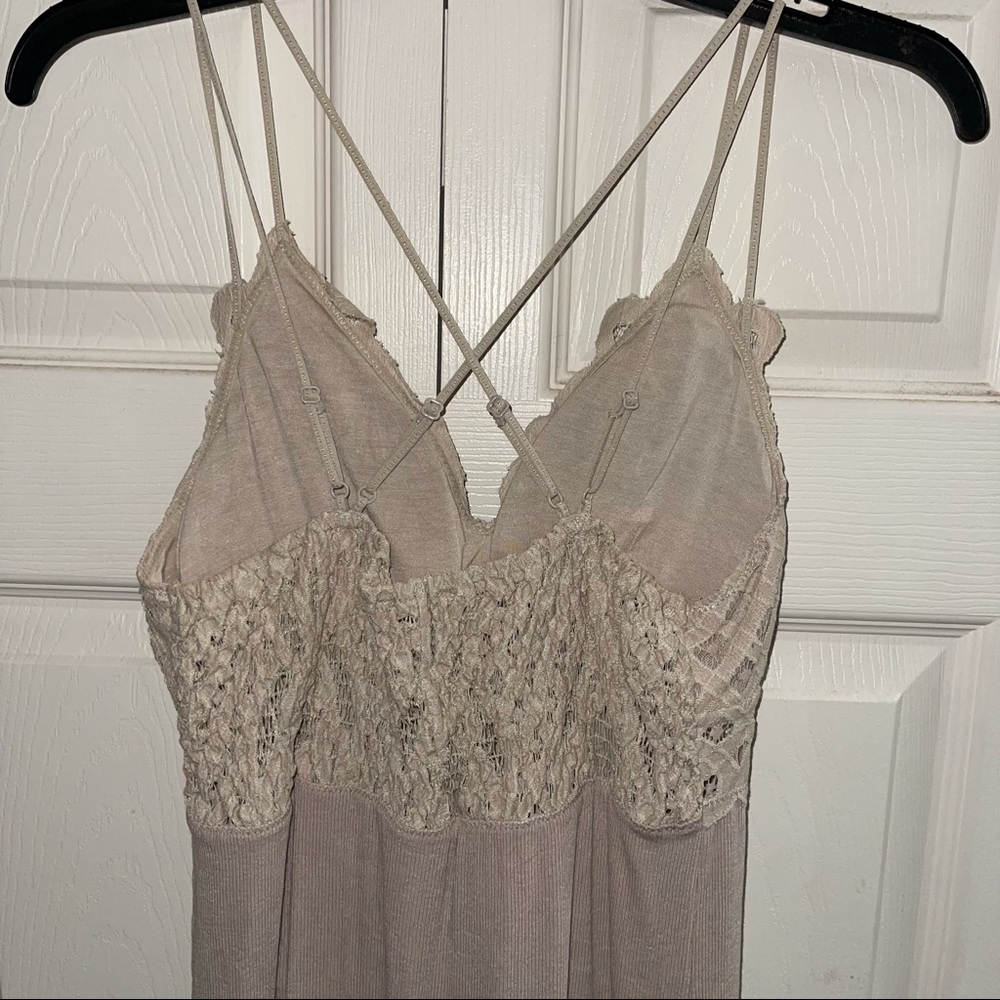 Easel Adella Style Bralette Ribbed Tank Top - Picture 3 of 4